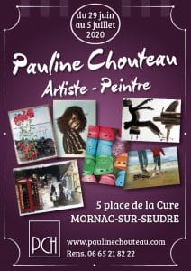 PaulineChouteau-Affiche Expo Mornac juillet 2020