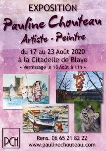 Pauline Chouteau-Affiche Expo Blaye 2020