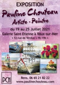 PaulineChouteau-Affiche Expo Vaux-sur-mer 2021